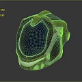 Fire Equipment Modern Fire Helmet With Transparent Visor Illuminated Edge And 3D Rendering