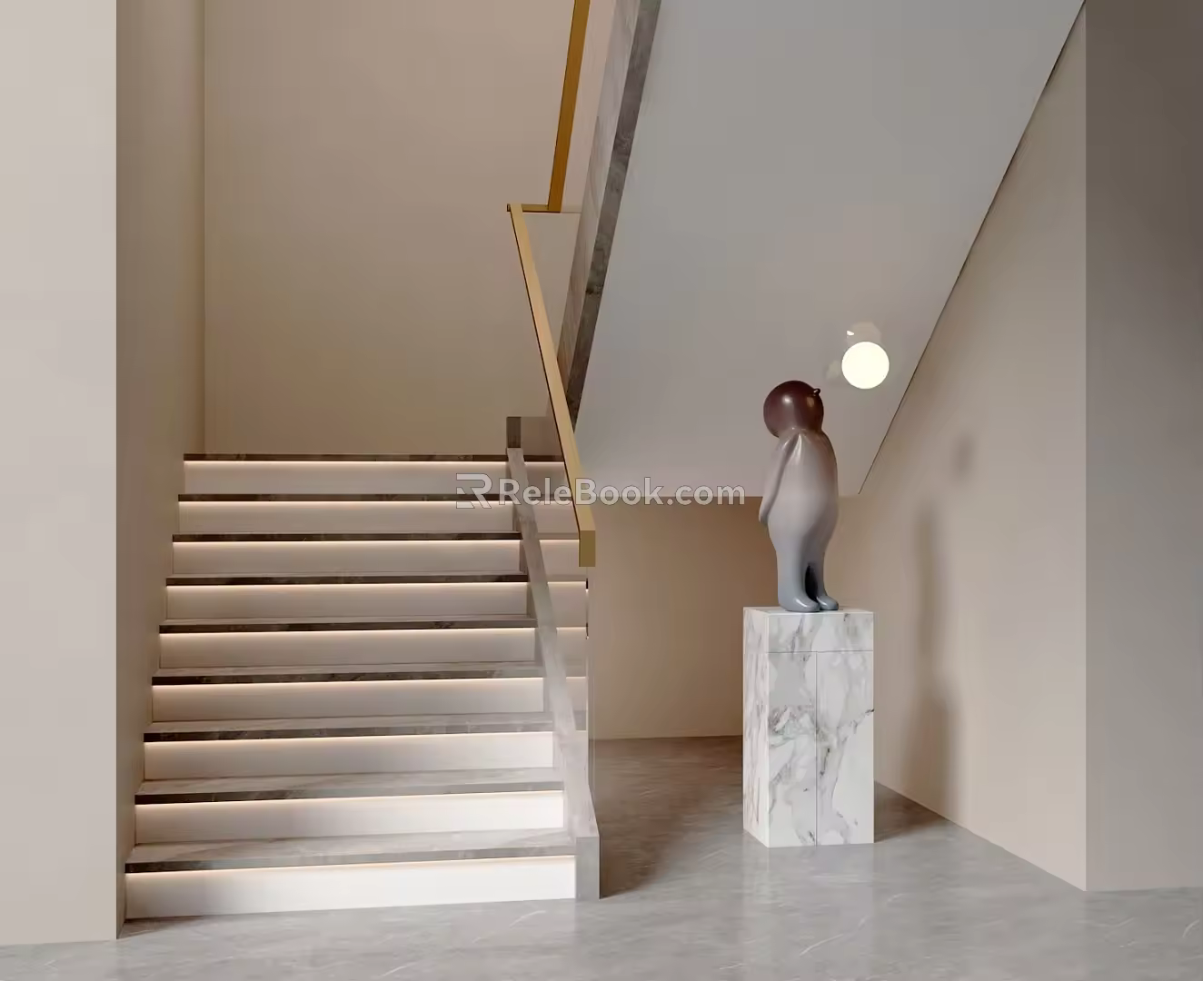 Modern Stairs 3d model