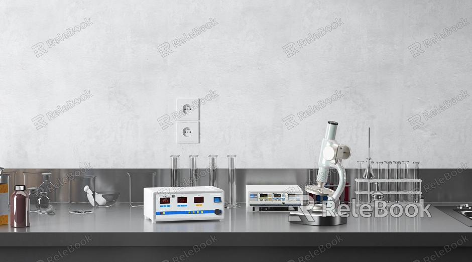 Modern console laboratory console model