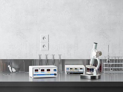 Modern console laboratory console model