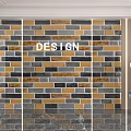 background wall 3d model