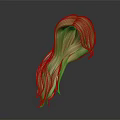 Game and Movie Character Realistic Long Brown Flowing Hair Wig Design