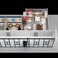 Modern Public Office Space Interior With Open Layout Desks Ergonomic Chairs And Pendant Lights