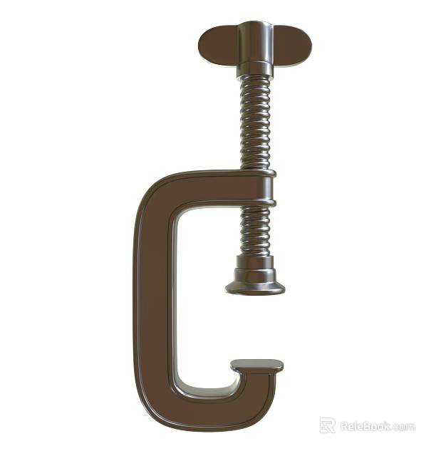 Heavy Duty Metal C clamp Hardware Tool with Sturdy Construction for Woodworking DIY Projects 3d model 