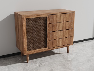 Bucket Cabinet Storage Cabinet Storage Cabinet Side Cabinet 3d model