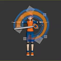 Modern Character Game Character Game Character 3d model