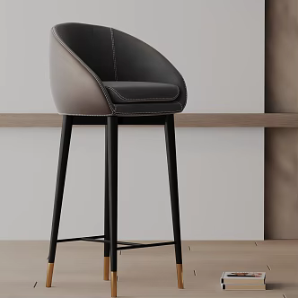 Modern Bar Chair 3d model