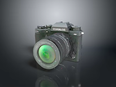 COUGAR SAT Computer Case With Modern Design And Green Accent Features For PC Builds 3d model