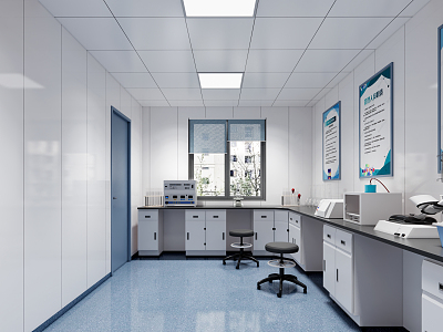 Modern Laboratory Hospital Office 3d model