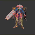 Transformers Gauda Warrior Gauda Mech Warrior Mech Soldier Machine Armor Mechanical Armor 3d model