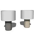 Modern table lamp 3d model