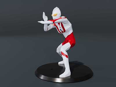 Ultraman ornaments 3d model