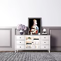 Simple European Sideboard 3d model