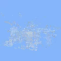 Aerial Planning of Urban Layout Including Road Network and Block Structure