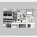 Various Modern Household Appliances Collection For Home Kitchen And Living Room