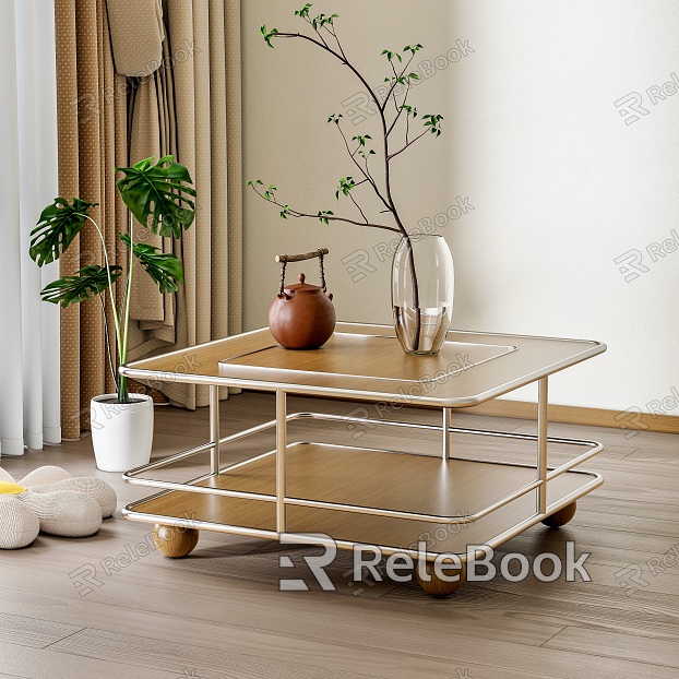 Modern coffee table model