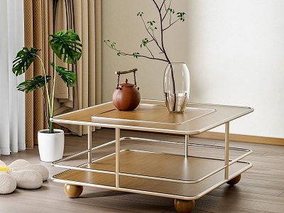 Modern coffee table model