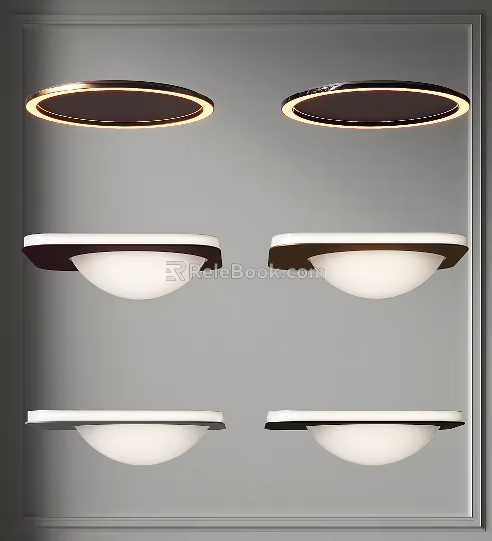 Modern Ceiling Lamp Simple Minimalist Round Ceiling Lamp Bedroom Ceiling Lamp Balcony Ceiling Lamp Children's Room Ceiling Lamp 3d model