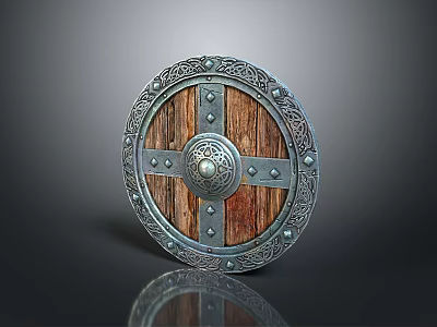 Shield Medieval Weapon Protective Equipment Historical Weapon Role Equipment Game Props Military 3d model