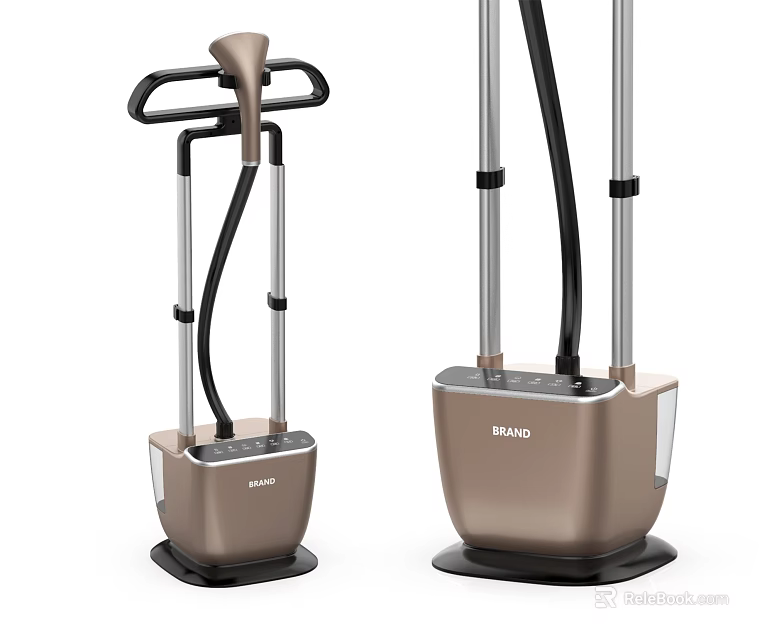 Modern Garment Steamers With Bronze Finish And Sleek Design For Efficient Home Use 3d model 
