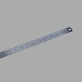 Household Metal Ruler With Clear Scale Measurements And Hanging Hole Design