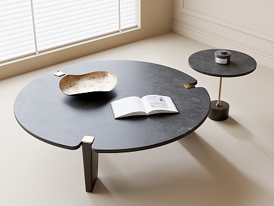 Coffee table round coffee table model