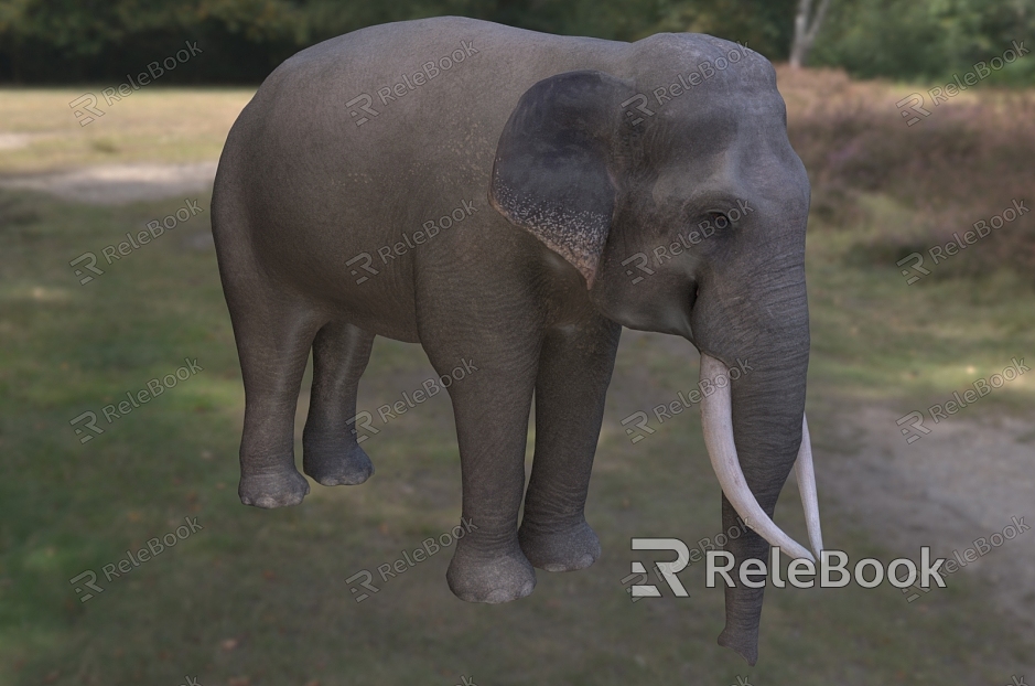 Sumatran Elephant Animals model