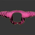 Trendy Pink Short Jacket With Open Front Zipper And Cuffed Sleeves