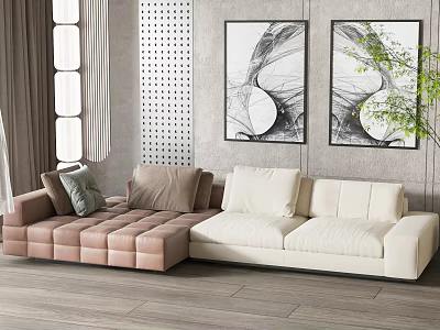 Modern Multiplayer Sofa 3d model