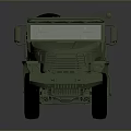 Green Military Heavy Duty Truck With Multiple Wheels And Sturdy Chassis