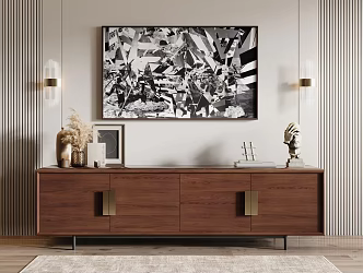 Chinese TV cabinet 3d model