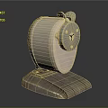 Vintage Metallic Pencil Sharpener With Manual Operation Stable Base And Classic Metal Body Design