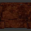 Traditional Red Wooden Furniture With Intricate Carvings Decorative Top And Detailed Patterns