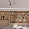 Modern Meeting Room With Rows Of Chairs Podium Digital Display And Green Curtains