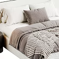 Lavsit double bed 3d model