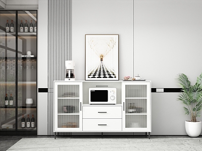 Modern Sideboard 3d model