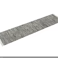 Square Rug Featuring Woven Texture Fringe Detail and Neutral Tones for Modern Home Decor
