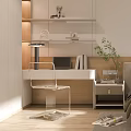 Modern Kids Bedroom With Bed Desk And Storage