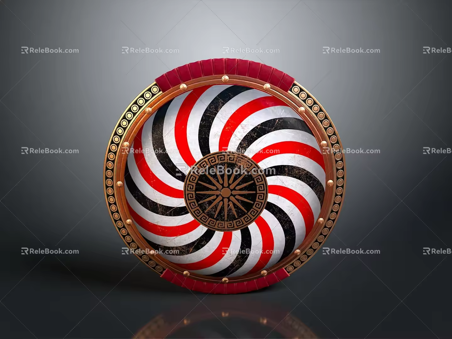 Medieval Shield Ancient Shield Shield Shield Defensive Weapon Ancient Shield Iron Shield Protective Shield Wooden Shield 3d model