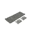 Modern stone stone sketch 3d model