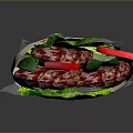 Healthy Fresh Wrap With Lettuce Tomato And Meat For Daily Meal