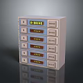 Computer Storage Device With Multiple Drive Slots And Access Indicator Lights