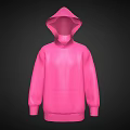 Trendy Pink Hooded Sweatshirt With Cozy Design And Modern Casual Style