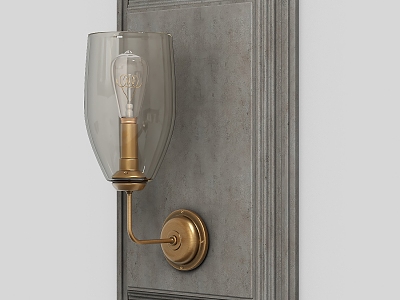 Lighting lamp wall lamp wall lamp bedside lamp 3d model