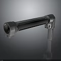 High Quality Weapon Barrel With Metal Construction And Tactical Design Features 3d model