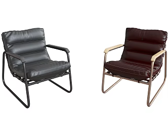 modern leisure chair 3d model