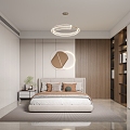 Modern Bedroom Simple Bedroom 3d model