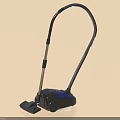 Upright Blue And Black Vacuum Cleaner For Efficient Home Cleaning Design