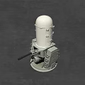 Modern Near-Artillery Near-Artillery Arrays Warship 3d model