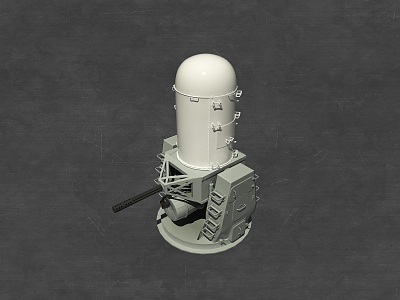 Modern Near-Artillery Near-Artillery Arrays Warship 3d model